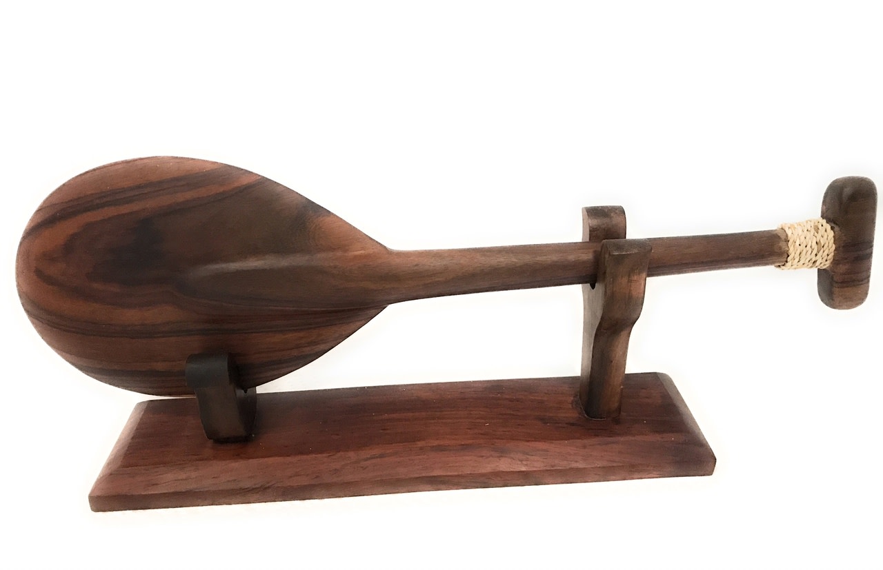 Ebony paddle w/ T 16" on stand - Desktop Home Office Decor | #ari330250 Ebony paddle w/ T 16" on stand - Desktop Home Office Decor | #ari330250